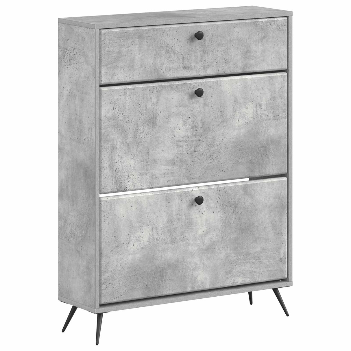 vidaXL Shoe Cabinet BREDA 78 x 24 x 103 cm Engineered Wood White