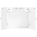 vidaXL Dartboard Cabinet BREDA White 52.5 x 10.5 x 53.5 cm Engineered Wood