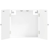 vidaXL Dartboard Cabinet BREDA White 52.5 x 10.5 x 53.5 cm Engineered Wood