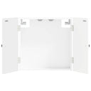 vidaXL Dartboard Cabinet BREDA White 52.5 x 10.5 x 53.5 cm Engineered Wood