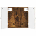 vidaXL Dartboard Cabinet BREDA White 52.5 x 10.5 x 53.5 cm Engineered Wood