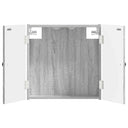 vidaXL Dartboard Cabinet BREDA White 52.5 x 10.5 x 53.5 cm Engineered Wood