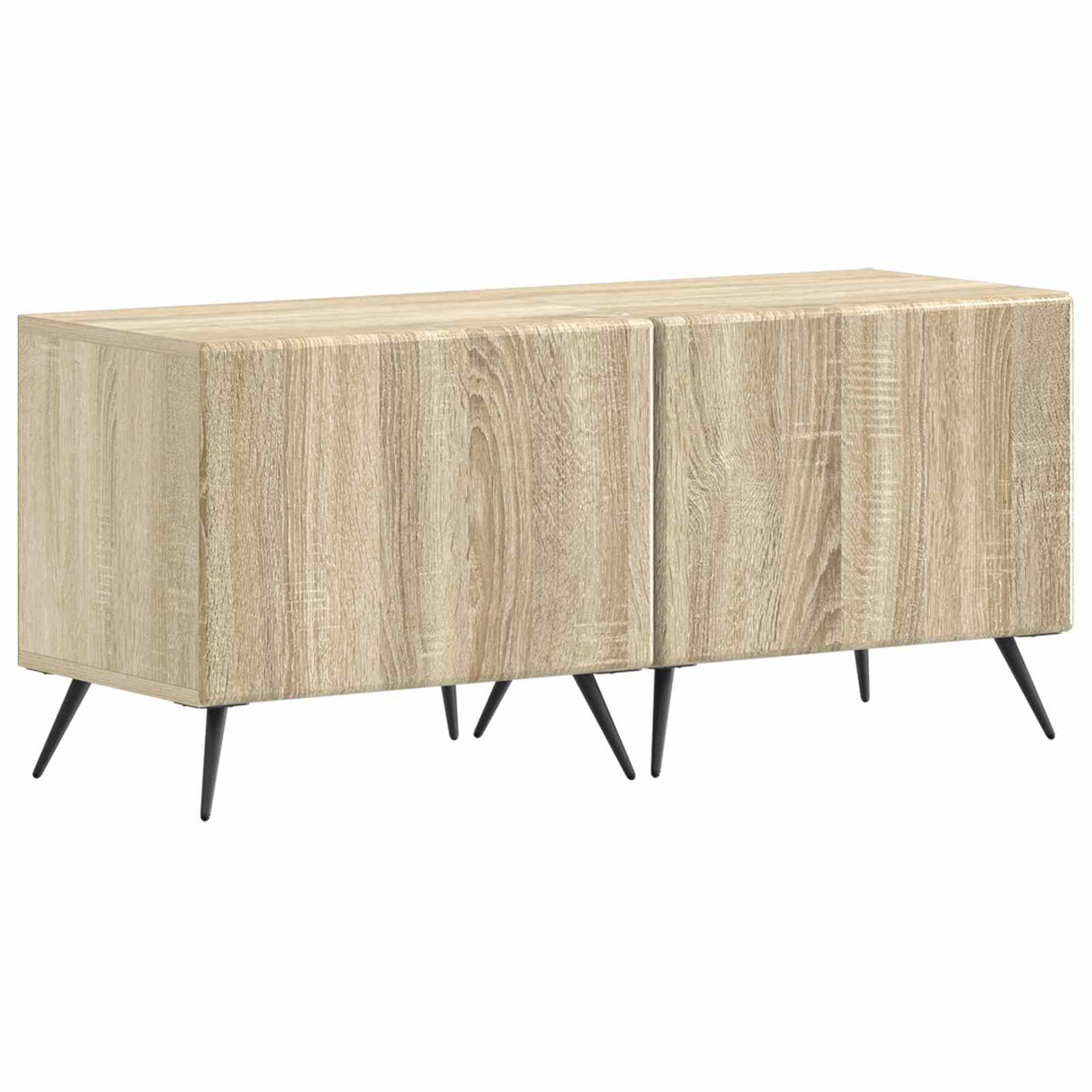 vidaXL Tv-meubel Wit Bewerkt hout