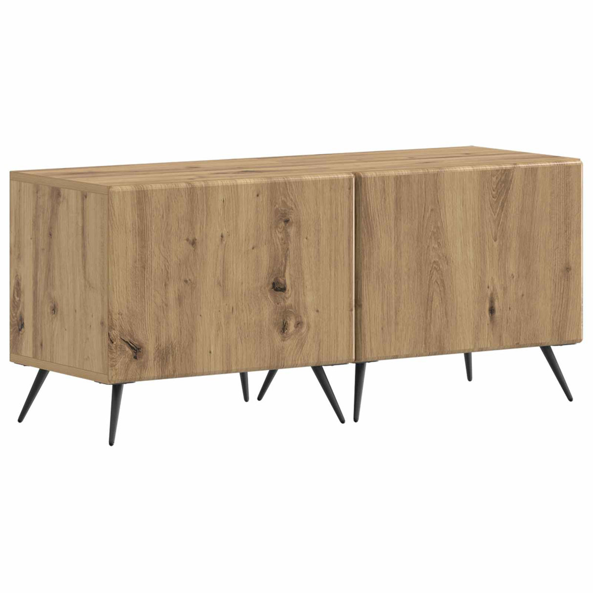 vidaXL Tv-meubel Wit Bewerkt hout