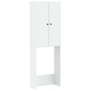 vidaXL Toiletkast BREDA Wit 66 x 25,5 x 190 cm Bewerkt hout