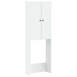 vidaXL Toiletkast BREDA Wit 66 x 25,5 x 190 cm Bewerkt hout