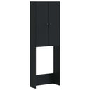 vidaXL Toiletkast BREDA Wit 66 x 25,5 x 190 cm Bewerkt hout