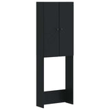 vidaXL Toiletkast BREDA Wit 66 x 25,5 x 190 cm Bewerkt hout
