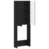 vidaXL Toiletkast BREDA Wit 66 x 25,5 x 190 cm Bewerkt hout