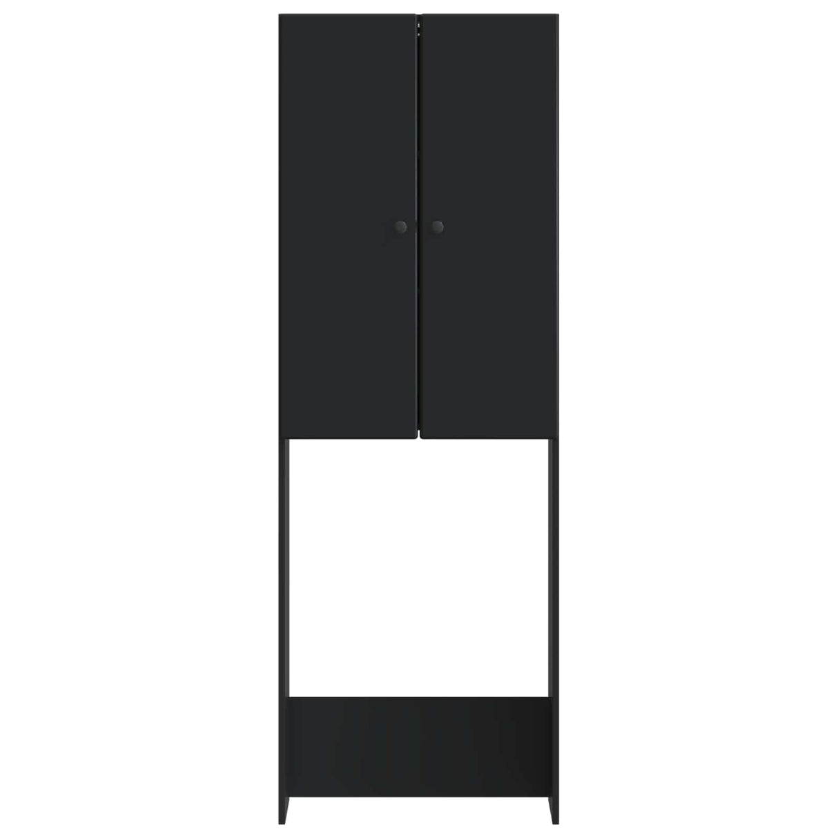 vidaXL Toiletkast BREDA Wit 66 x 25,5 x 190 cm Bewerkt hout
