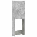 vidaXL Toiletkast BREDA Wit 66 x 25,5 x 190 cm Bewerkt hout