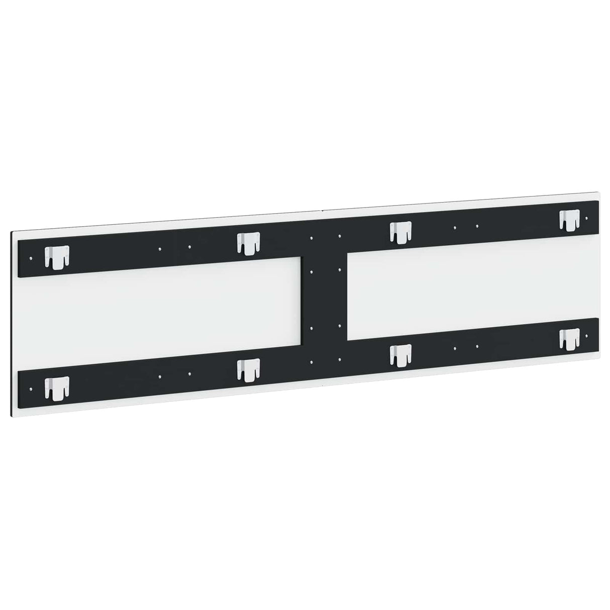 vidaXL Wall-Mounted Headboard BREDA White Engineered Wood