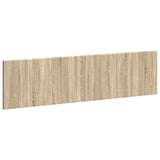 vidaXL Wall-Mounted Headboard BREDA White Engineered Wood