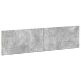 vidaXL Wall-Mounted Headboard BREDA White Engineered Wood