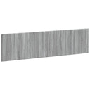 vidaXL Wall-Mounted Headboard BREDA White Engineered Wood