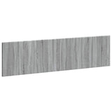 vidaXL Wall-Mounted Headboard BREDA White Engineered Wood