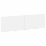vidaXL Wall-Mounted Headboard BREDA White Engineered Wood