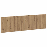 vidaXL Wall-Mounted Headboard BREDA White Engineered Wood