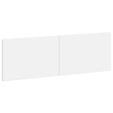 vidaXL Wall-Mounted Headboard BREDA White Engineered Wood