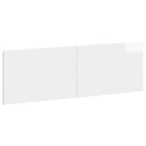 vidaXL Wall-Mounted Headboard BREDA White Engineered Wood