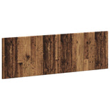 vidaXL Wall-Mounted Headboard BREDA White Engineered Wood
