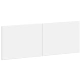 vidaXL Wall-Mounted Headboard BREDA White Engineered Wood