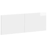vidaXL Wall-Mounted Headboard BREDA White Engineered Wood