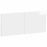 vidaXL Wall-Mounted Headboard BREDA White Engineered Wood