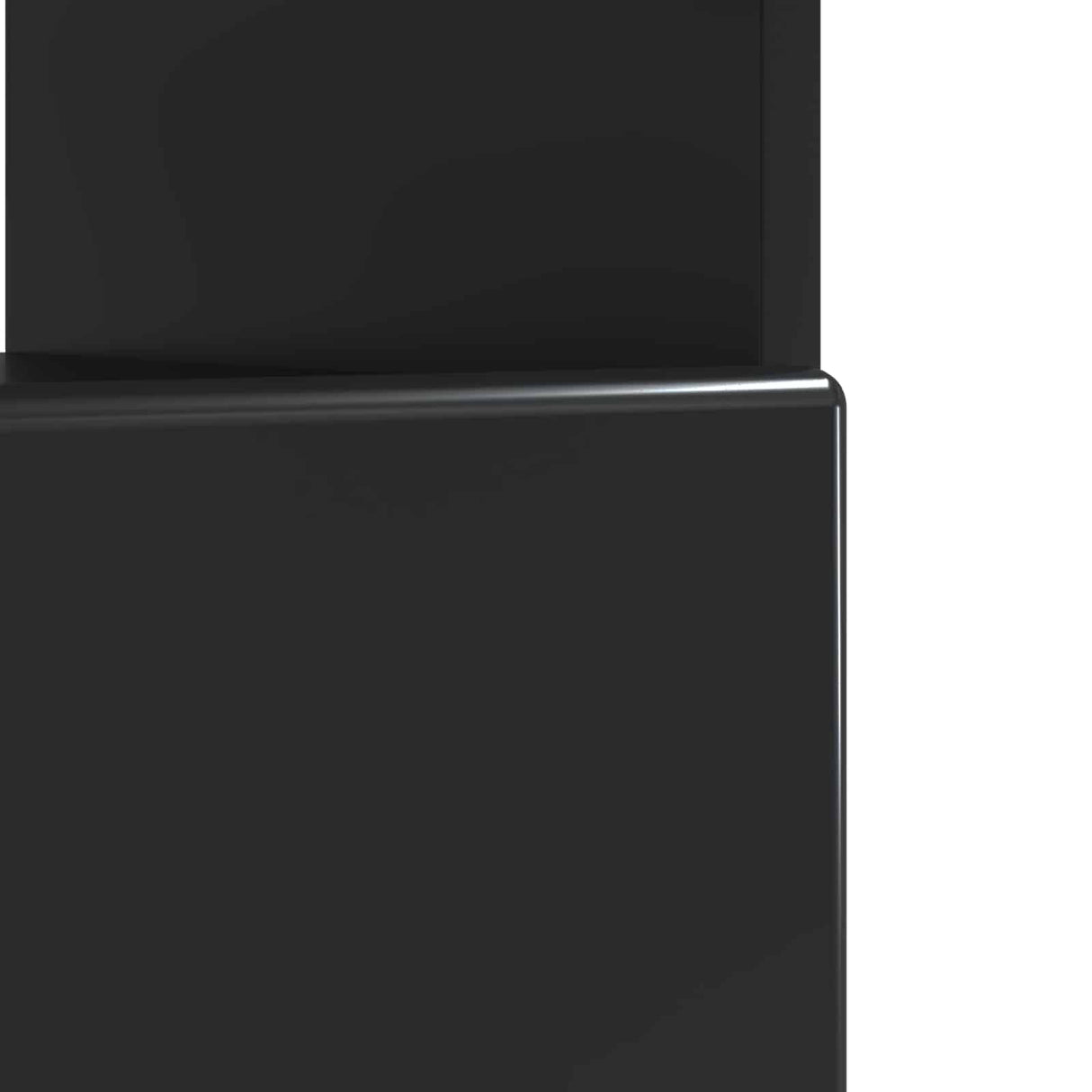 vidaXL LED tv-meubel Wit Bewerkt hout