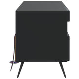 vidaXL LED tv-meubel Wit Bewerkt hout