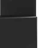 vidaXL LED tv-meubel Wit Bewerkt hout
