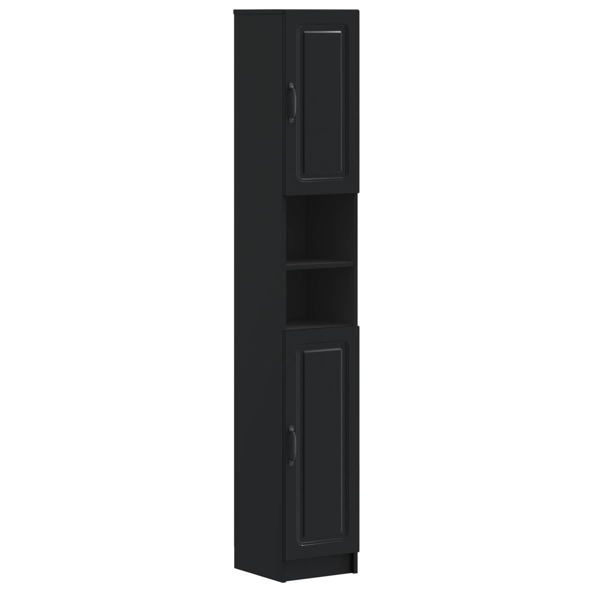 vidaXL Badkamerkast met Open Plank UTRECHT Wit 30 x 31 x 187 cm