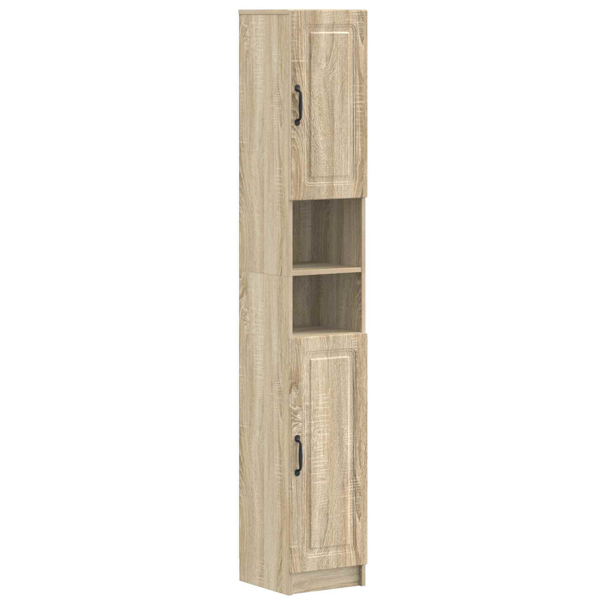 vidaXL Badkamerkast met Open Plank UTRECHT Wit 30 x 31 x 187 cm