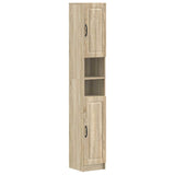 vidaXL Badkamerkast met Open Plank UTRECHT Wit 30 x 31 x 187 cm