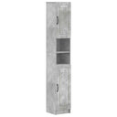 vidaXL Badkamerkast met Open Plank UTRECHT Wit 30 x 31 x 187 cm