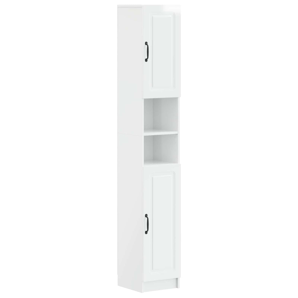 vidaXL Badkamerkast met Open Plank UTRECHT Wit 30 x 31 x 187 cm