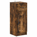 vidaXL Badkamer Opbergkast UTRECHT Wit 30 x 31 x 77 cm Bewerkt hout