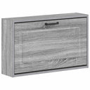 vidaXL Wandgemonteerde Schoenenkast UTRECHT 71 x 17 x 43 cm Wit