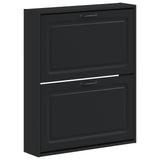 vidaXL Wandgemonteerde Schoenenkast UTRECHT 71 x 17 x 86 cm Wit