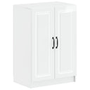 vidaXL Schoenenkast UTRECHT 59,5 x 39,5 x 87 cm Bewerkt hout Wit