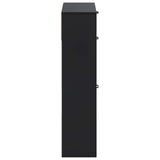 vidaXL Schoenenkast UTRECHT 78 x 24 x 100 cm Bewerkt hout Wit