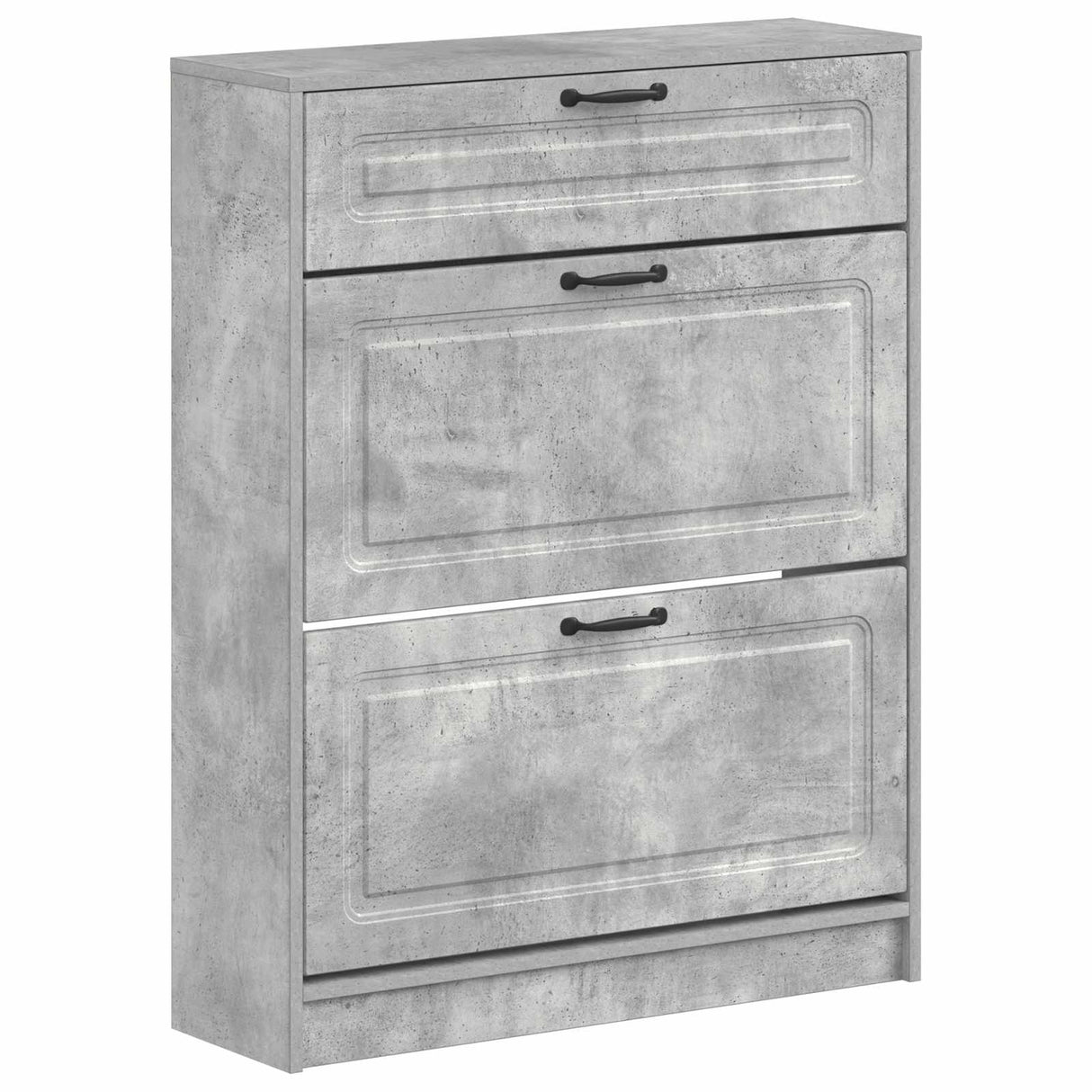 vidaXL Schoenenkast UTRECHT 78 x 24 x 100 cm Bewerkt hout Wit