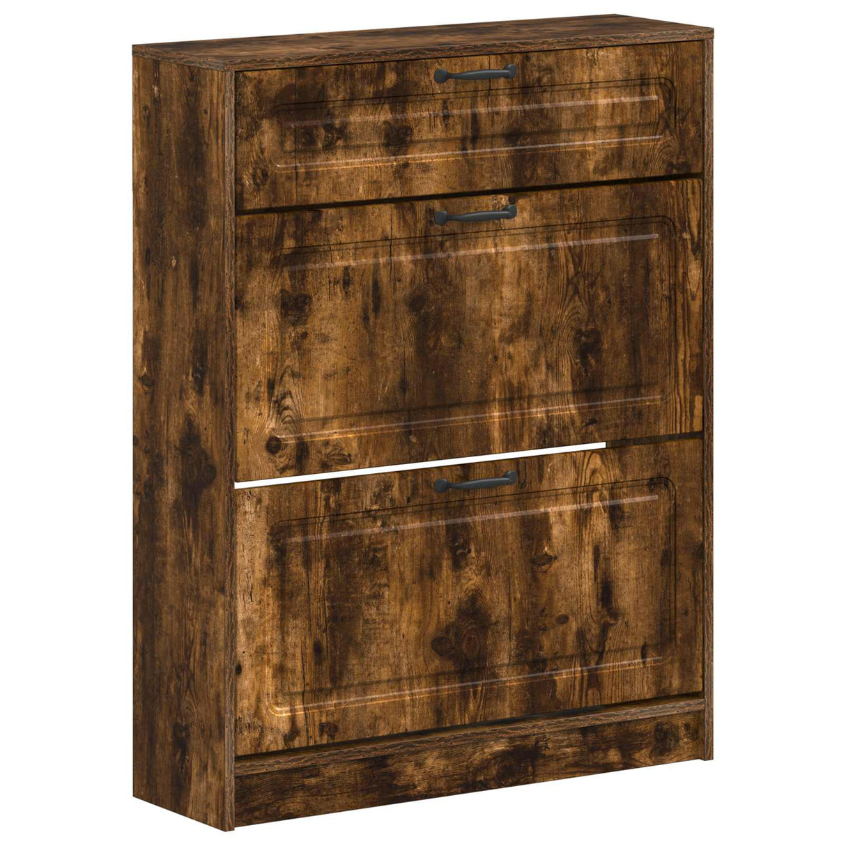 vidaXL Schoenenkast UTRECHT 78 x 24 x 100 cm Bewerkt hout Wit