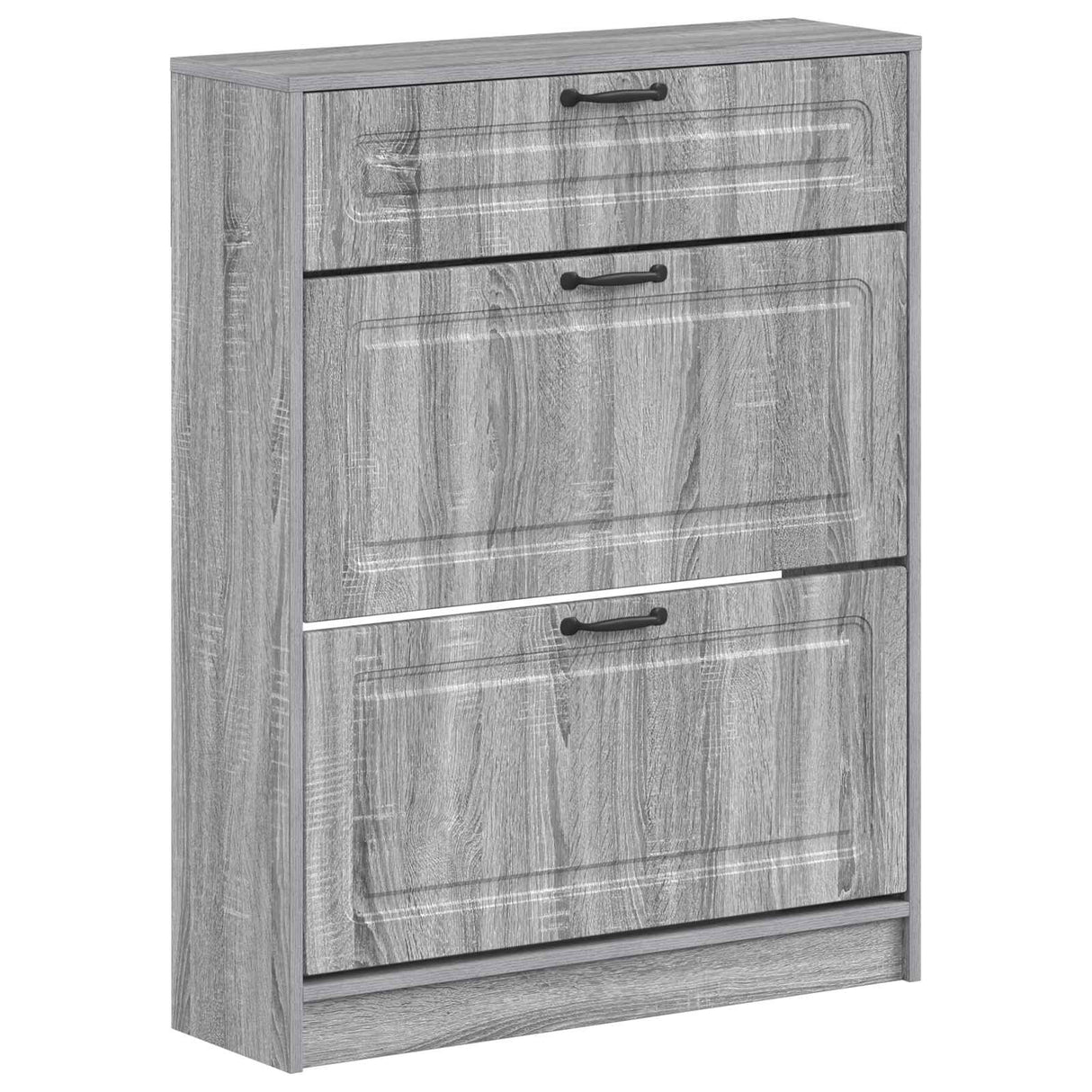 vidaXL Schoenenkast UTRECHT 78 x 24 x 100 cm Bewerkt hout Wit