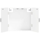 vidaXL Dartbord Kabinet UTRECHT Wit 52,5 x 10,5 x 53,5 cm Bewerkt hout