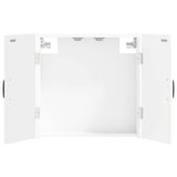 vidaXL Dartbord Kabinet UTRECHT Wit 52,5 x 10,5 x 53,5 cm Bewerkt hout