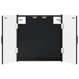 vidaXL Dartbord Kabinet UTRECHT Wit 52,5 x 10,5 x 53,5 cm Bewerkt hout