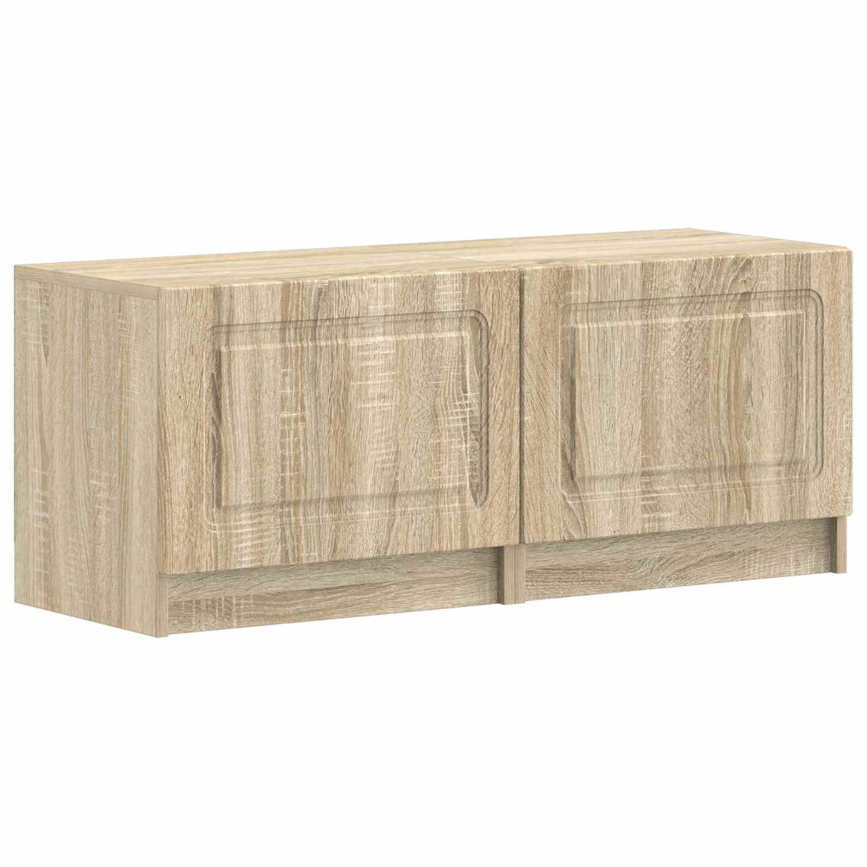 vidaXL Tv-meubel Wit Bewerkt hout