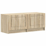 vidaXL Tv-meubel Wit Bewerkt hout