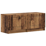 vidaXL Tv-meubel Wit Bewerkt hout
